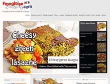 Tablet Screenshot of franglaisecooking.com